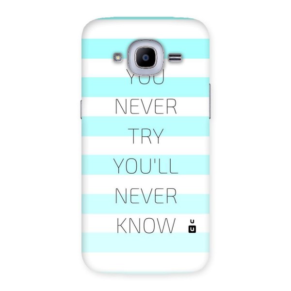 Try Know Back Case for Samsung Galaxy J2 2016